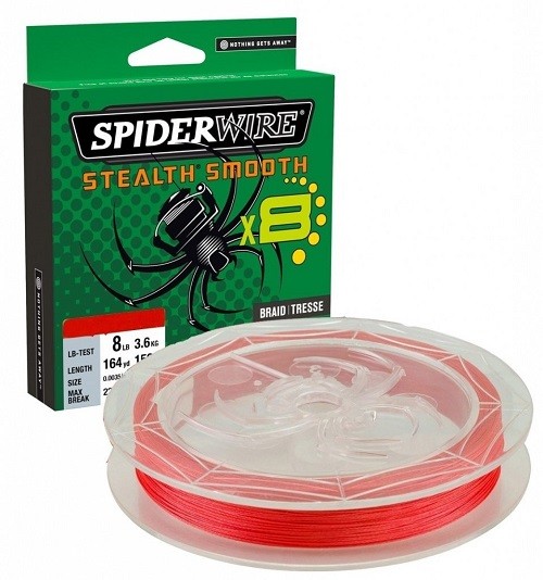 Fio Spider Wire Stealth Smooth X8 0.15mm 300m Red