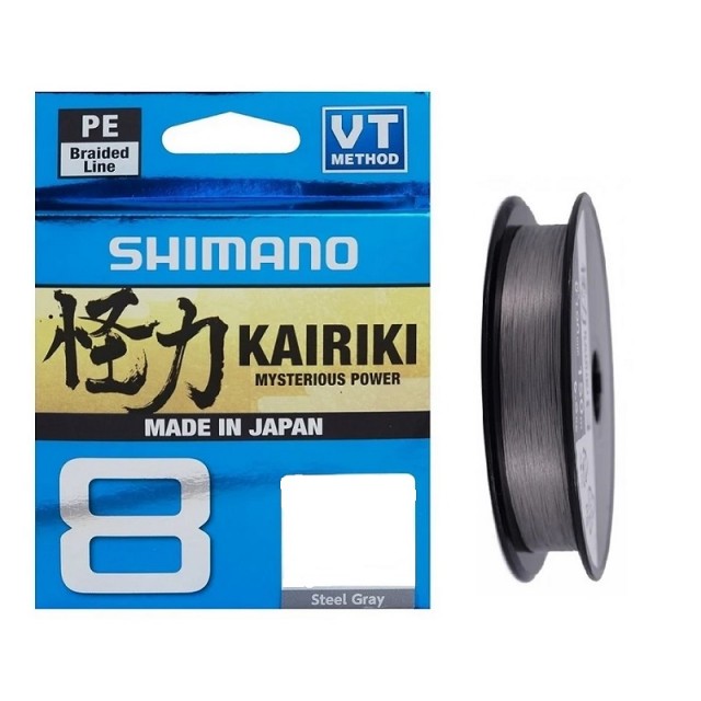 Fio Shimano Kairiki 8 0.215mm 300m Steel Gray