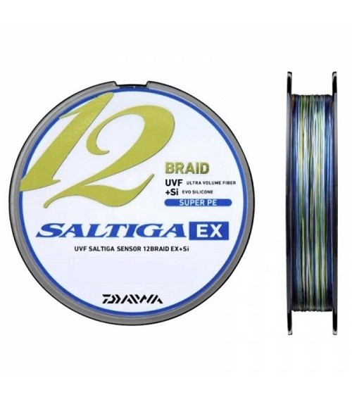 Linha Daiwa Saltiga Ex 12 Braid 0.16mm 300m MultiColor