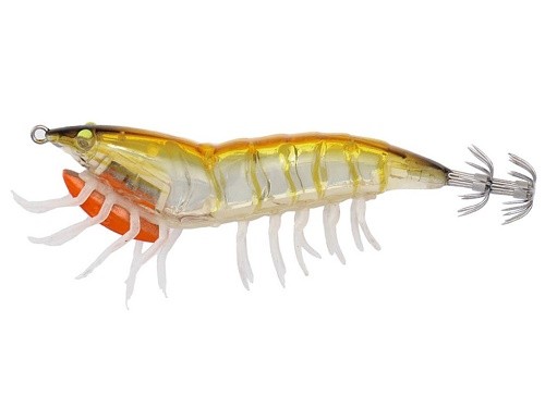 Savage 3D Hybrid Shrimp 7.5cm Egi Jig 03 - Glod Glow