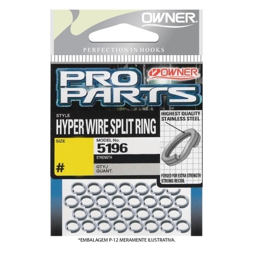 Owner Hyper Wire Split Ring 5196 Nº4mm