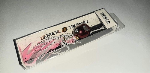 Seika Vertical Tai Skull 60g Red/Silver
