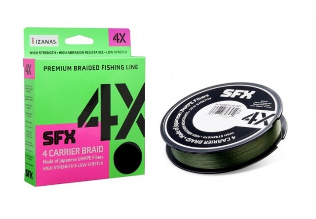 Linha Sufix SFX 4X 0.148mm 135m Lo Vis Green