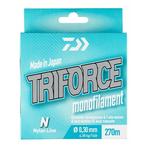 Fio Monofilamento Triforce 270m 0.40mm Clear