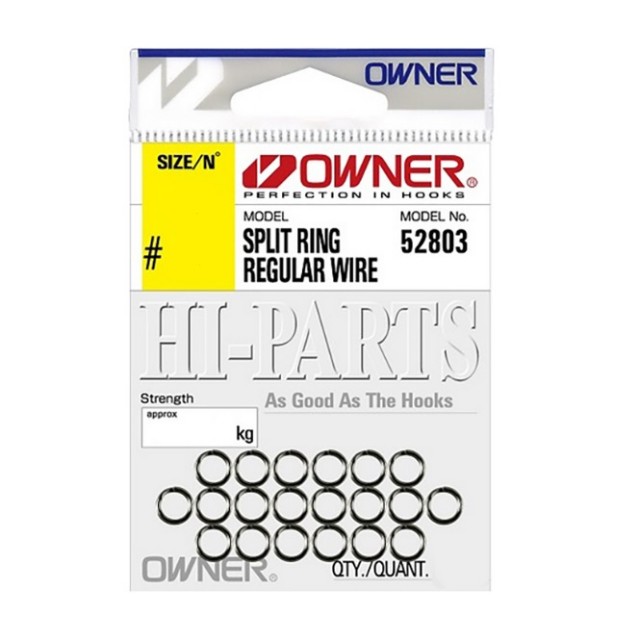 Owner 52803 Split Ring Regular Wire N3