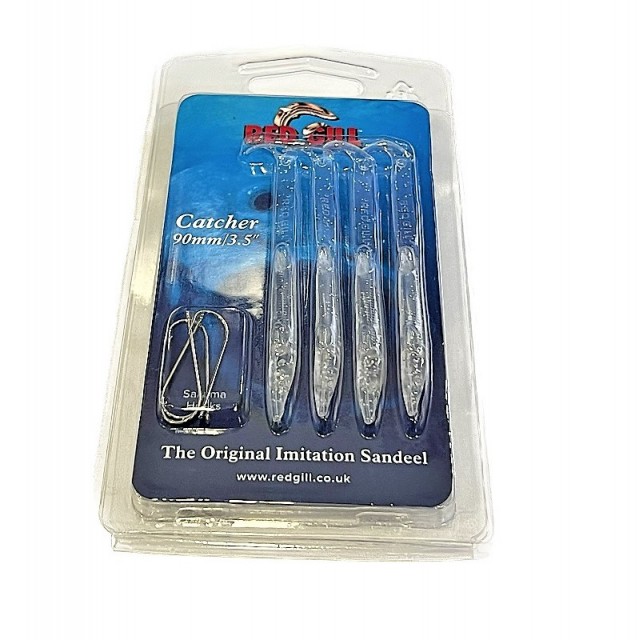 Red Gill 90mm Cor:33 - Clear Fleck 4pcs