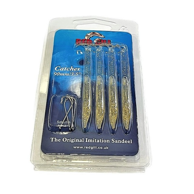 Red Gill 90mm Cor:37 - Gold Fleck 4pcs