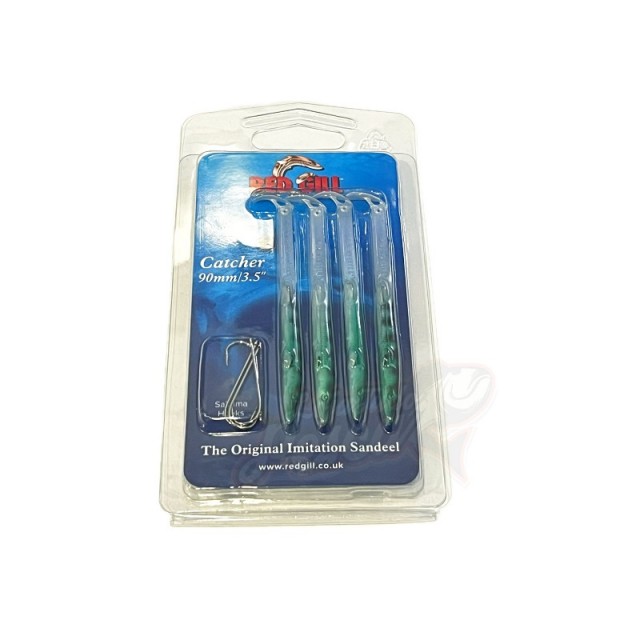 Red Gill 90mm Cor:41 - Green Mackerel 4pcs