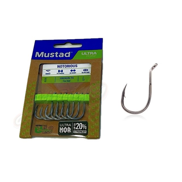 Anzol Mustad 10024UN-TS Notorious Nº1