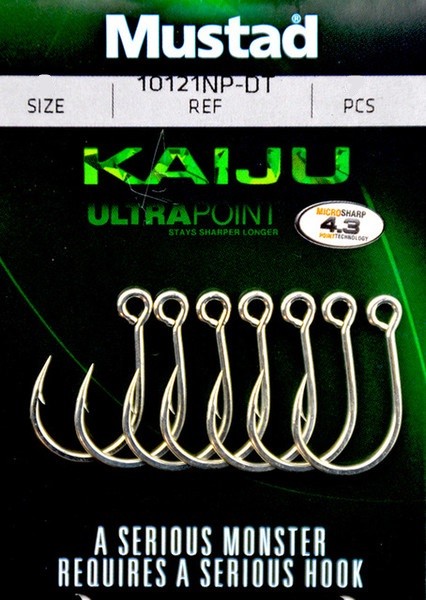 Anzol Mustad Kaiju Ref:10121NP-DT Nº2/0