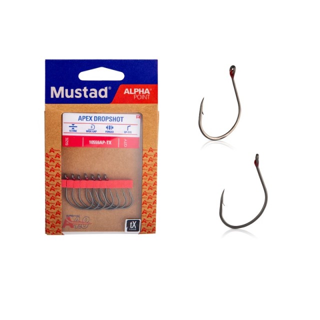 Anzol Mustad 10559AP-TX Apex Dropshot Nº1