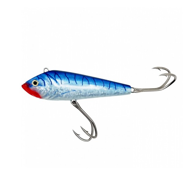 Tunita 26cm Cor:04 CAH Holographic Blue Mackerel C/ Anzóis Duplo