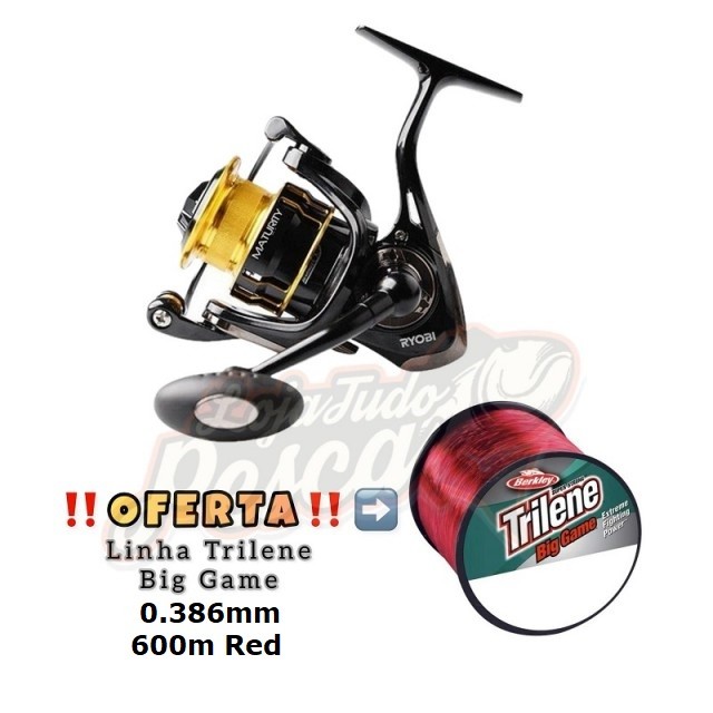 Carreto Ryobi Maturity 4000 + OFERTA LINHA TRILENE
