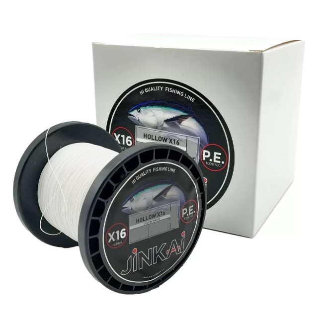 Fio Jinkai Hollow 16x 0.40 500yds 80lb Blanco