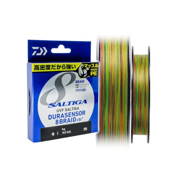 Fio Daiwa Saltiga 8 Braid Dura 0.14mm 200m Multicolor