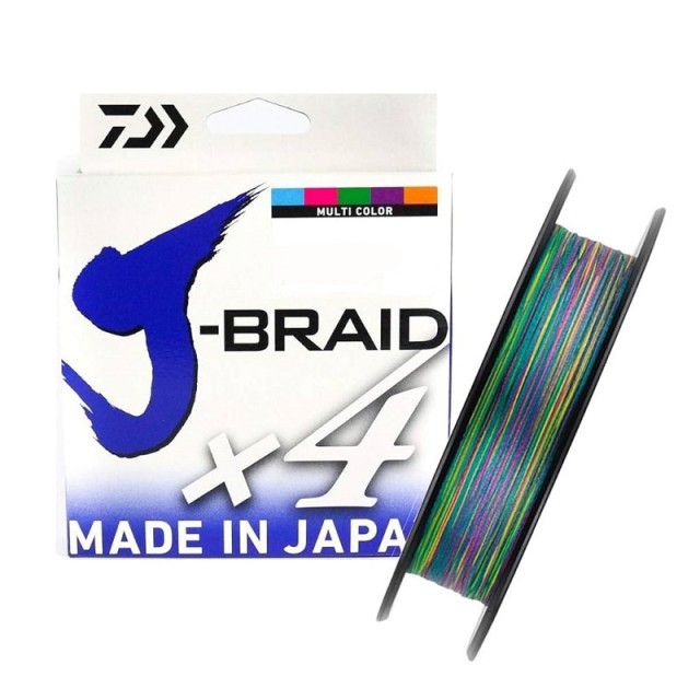 Fio Daiwa J Braid X4 150m 0.25mm Multicolor