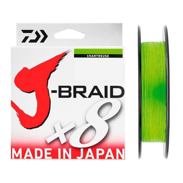 Fio Daiwa J Braid X8 150m Chartreuse 0.15mm