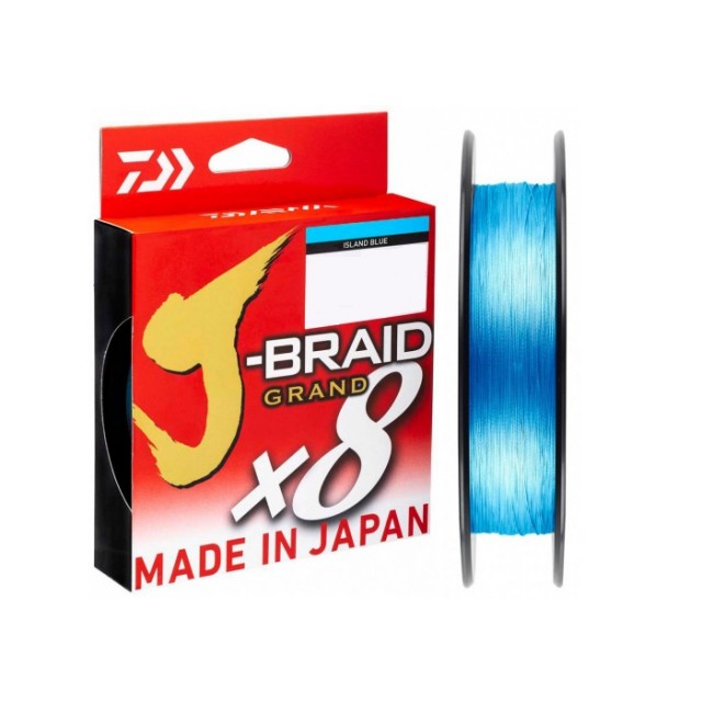 Fio Daiwa J Braid Grand X8 0.22mm 135m Island Blue