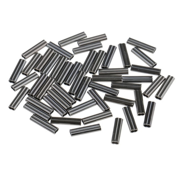 Aluminium Climps Double Piranha 2.3mm 100pcs