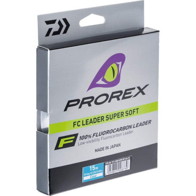 Linha Daiwa Prorex Fluorcarbon SS Leader 15m 1.00mm