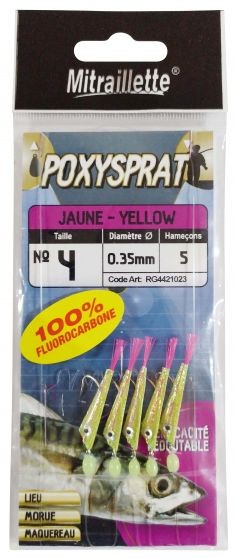 Mitraillette Poxysprat N4 Jaune-Yellow