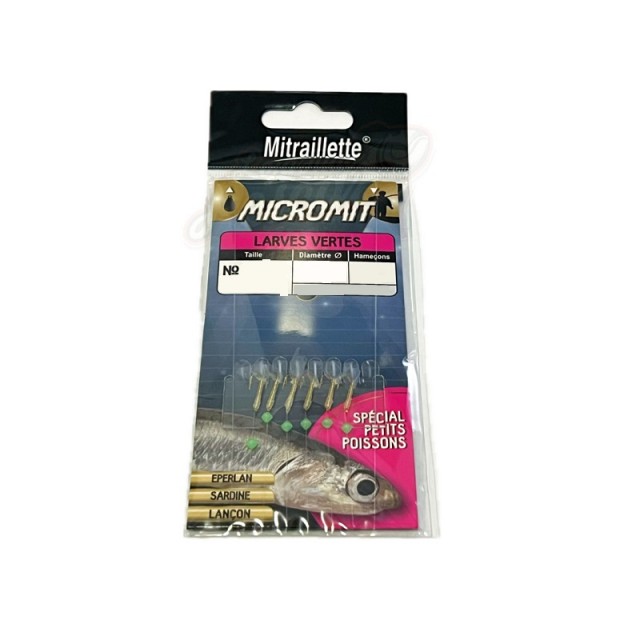 Mitraillette Micromit Larves Vertes N10
