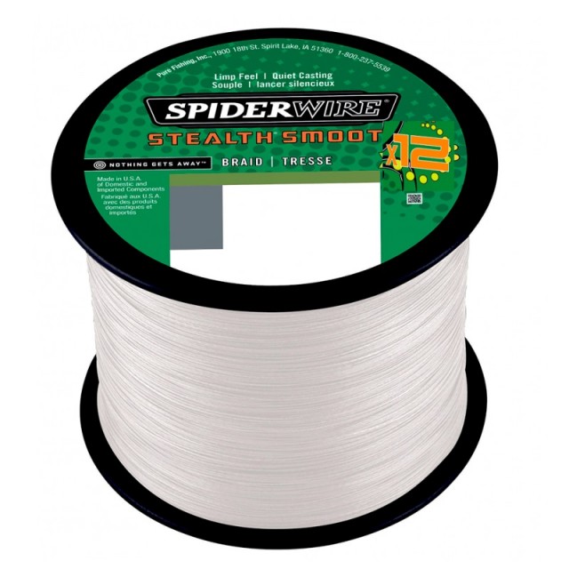 Fio Spider Wire Stealth Smooth X12 0.09mm 2000m Translucent