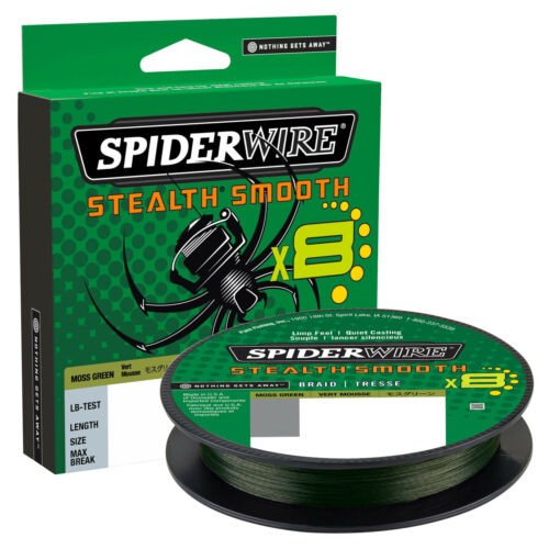 Fio Spider Wire Stealth Smooth X8 0.15mm 150m Moss Green