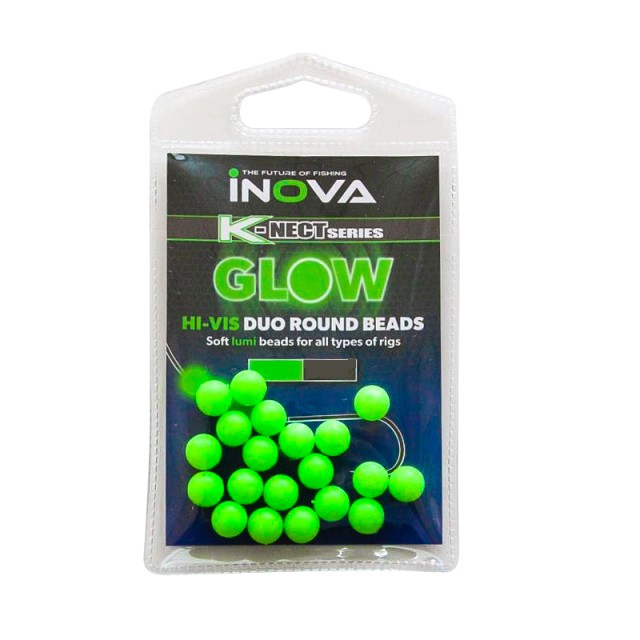 Inova Hi-Vis Duo Glow Green 6mm 25pcs