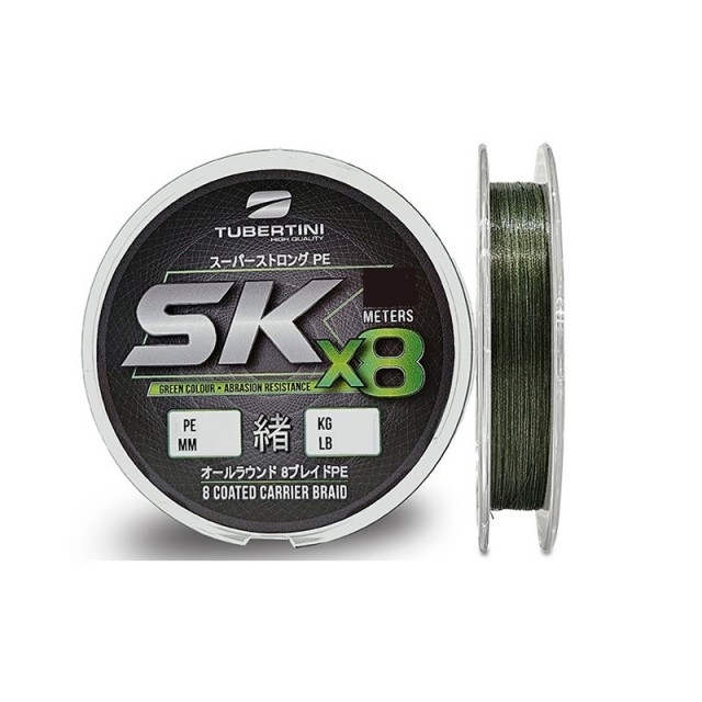 Tubertini SK X8 0.13mm 150m Dark Green
