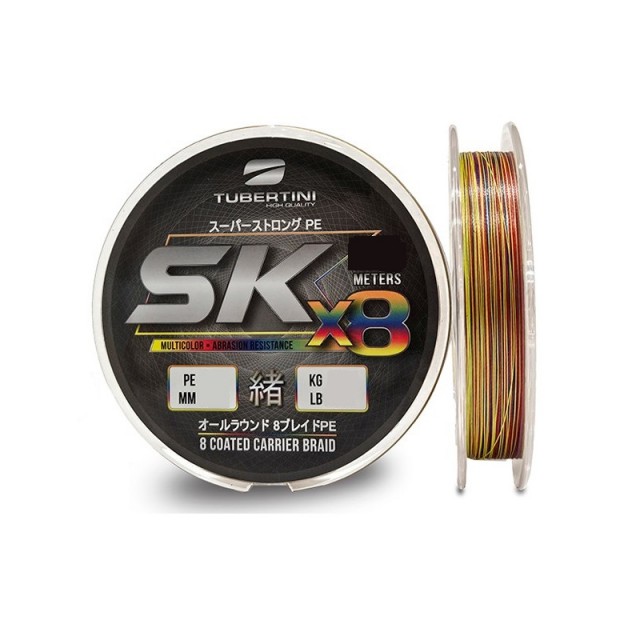Tubertini SK X8 0.10mm 300m Multicolor