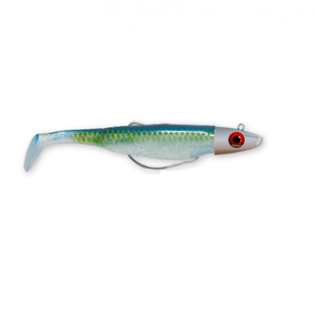 Vinil Delalande Swat Shad 9cm 10g Cor:28 (Green Fizz)