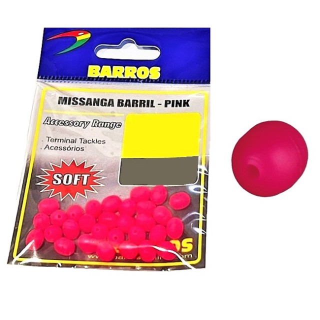 Barros Missanga Barril Soft Pink 5.5x7.2