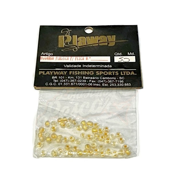 Perolas Plaway Amarelo 50pcs