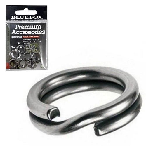 Bluefox Heavy Duty Bent Split Rings N8