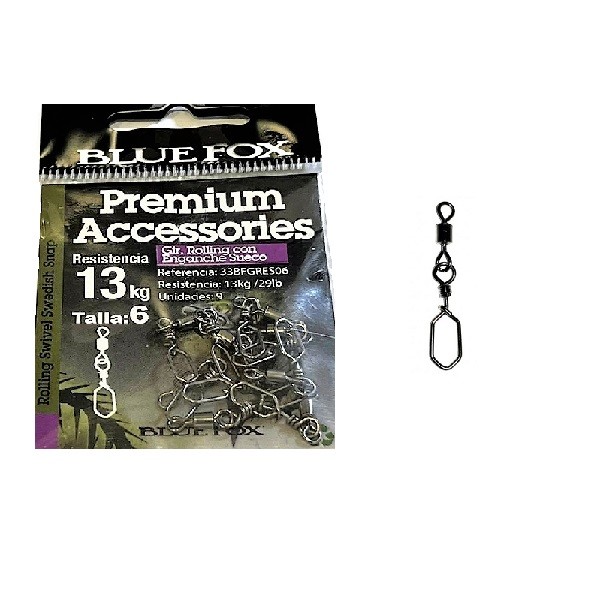 Bluefox Rolling Swivel Swedish Snap Nº6