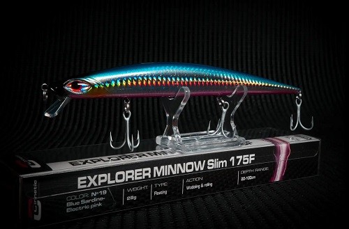 Cinnetic Explorer Min Slim 175F 19-Blue Sardine-Electric Pink