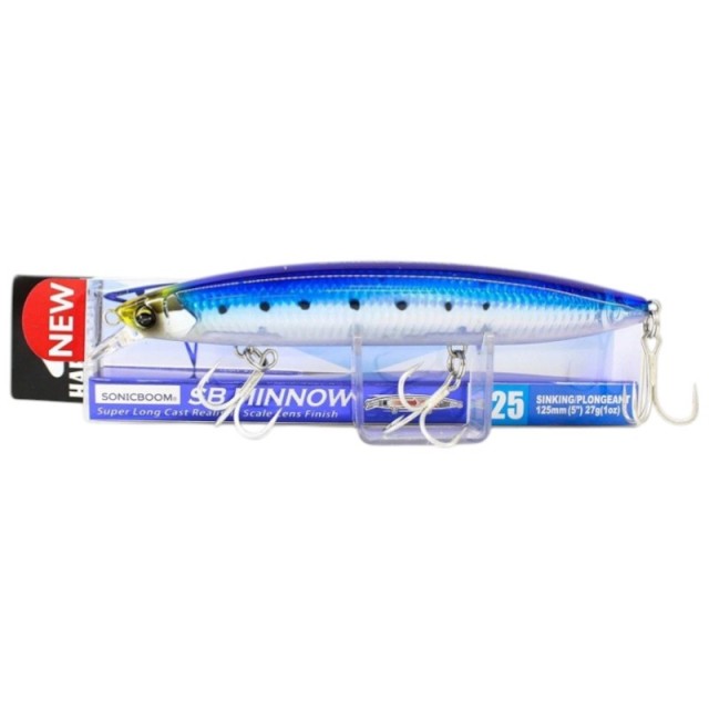 Hardcore F1267 Sonic Boom Minnow 125S Cor: HIW