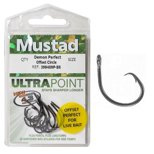 Anzol Mustad Demon Tuna Circle 39940 NP.BN 3/0