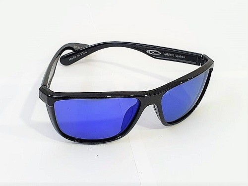 Oculos Storm Wildeye Wahoo Black Shine Blue Red 09