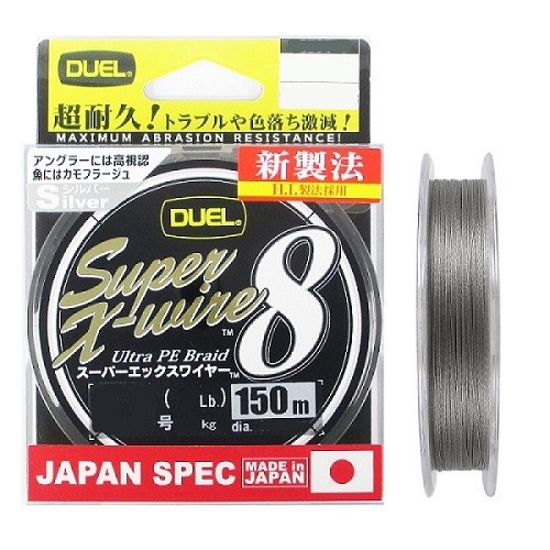 Fio Duel Super-X 8 0.19mm 150m Silver