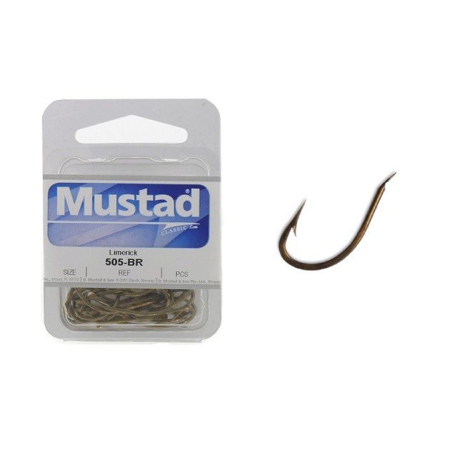 Anzol Mustad Ref:505 BR Nº1