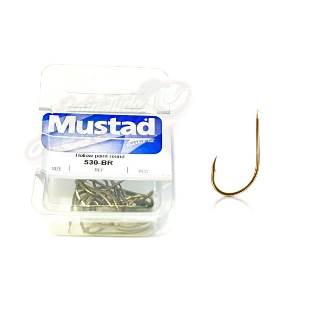 Anzol Mustad Ref: 530-BR Nº1/0 25pcs