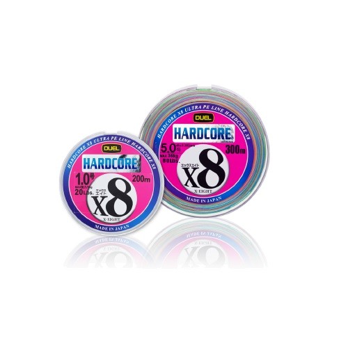 Duel Hardcore X8 X-Fight 1.5 0.209mm 200m MultiColor