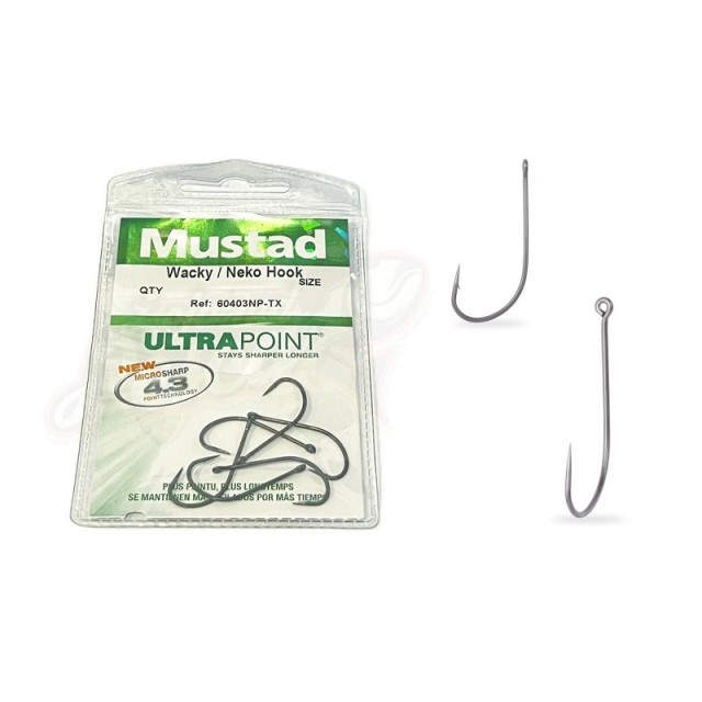 Anzol Mustad 60403NP-TX Wacky/Noko N1/0