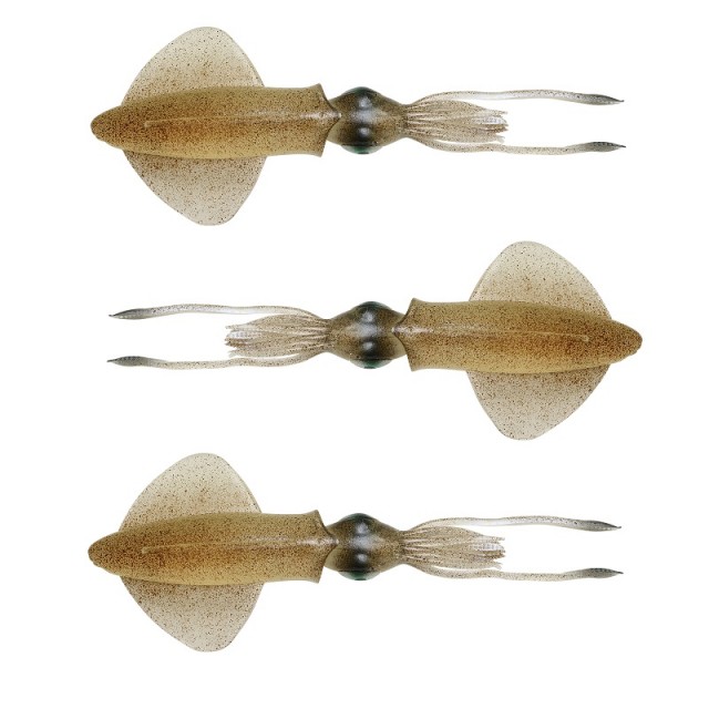 Savage 3D Swim Squid 12.5cm 11g Green Eye