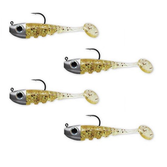 Delalande Toupti Shad 3cm 2gr Cor:053 (Light Gold)