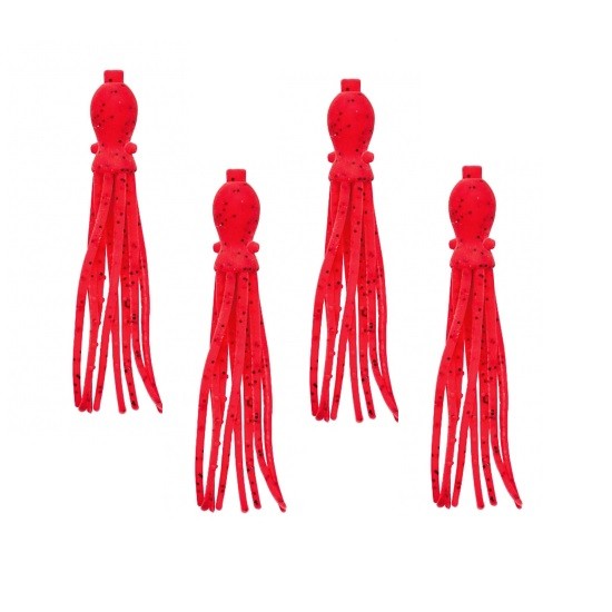 Nikko Octopus 4.5 Cor:451 UV Red Black Glitters (4pcs)