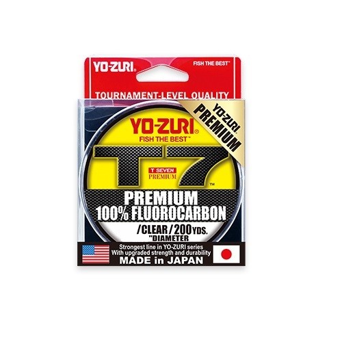 Yo-Zuri T7 Premium 100%Fluorocarbon 6lb 0.205mm 180m