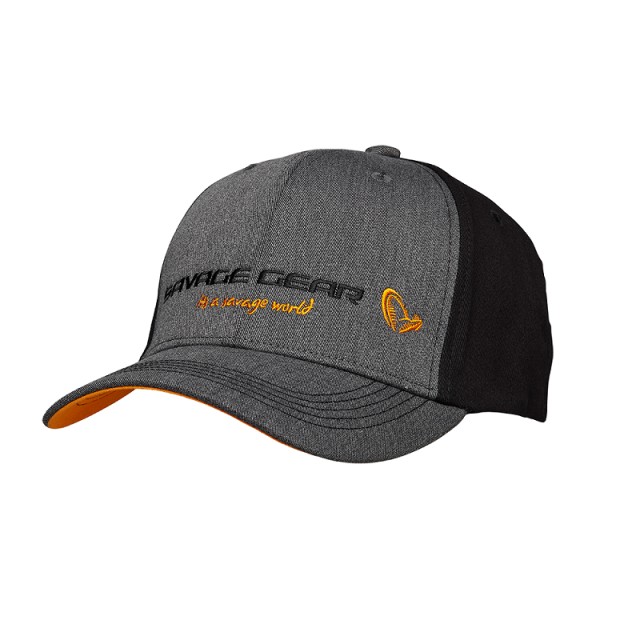 Savage Gear Strike Cap Grey Melange/Black (76689)